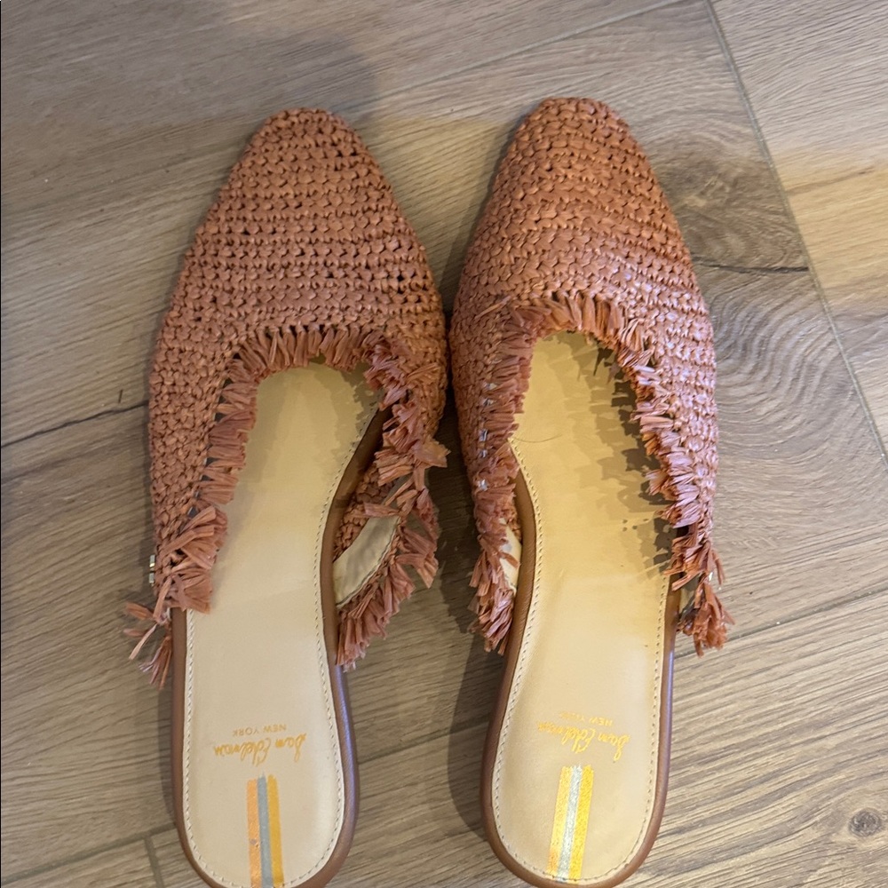 Sam Edelman Blush Woven Slip-On Shoes - Picture 3 of 3